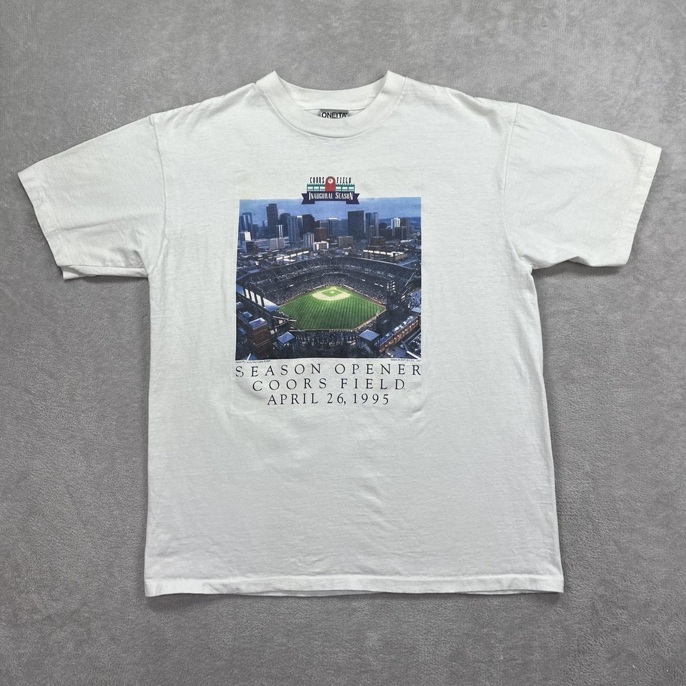 Coors Field Season Opener Graphic T-Shirt - White